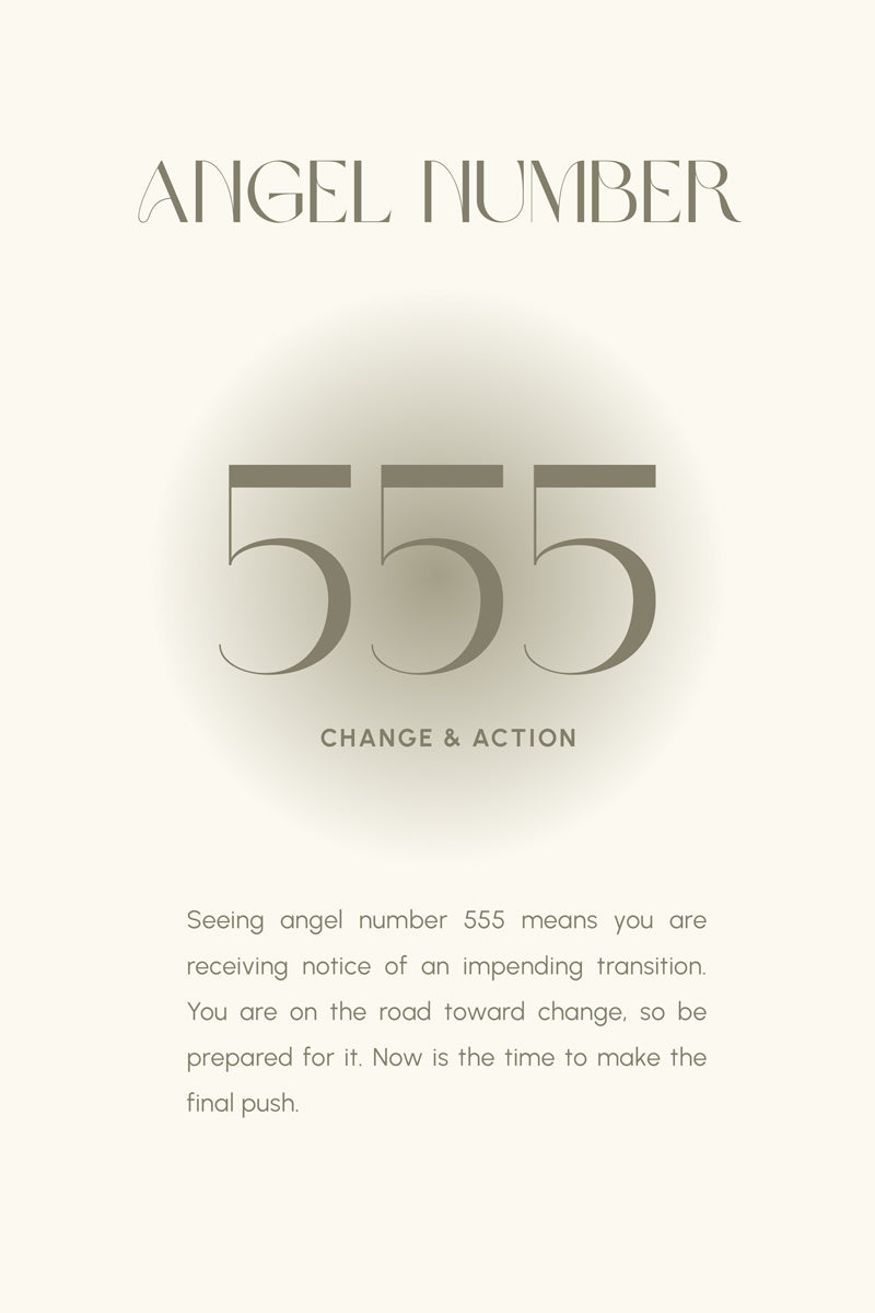 Angel Number 555: Change, Action & More – LULU ONLY