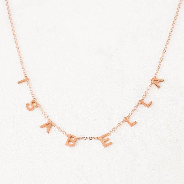 Alice Letter Name Necklace