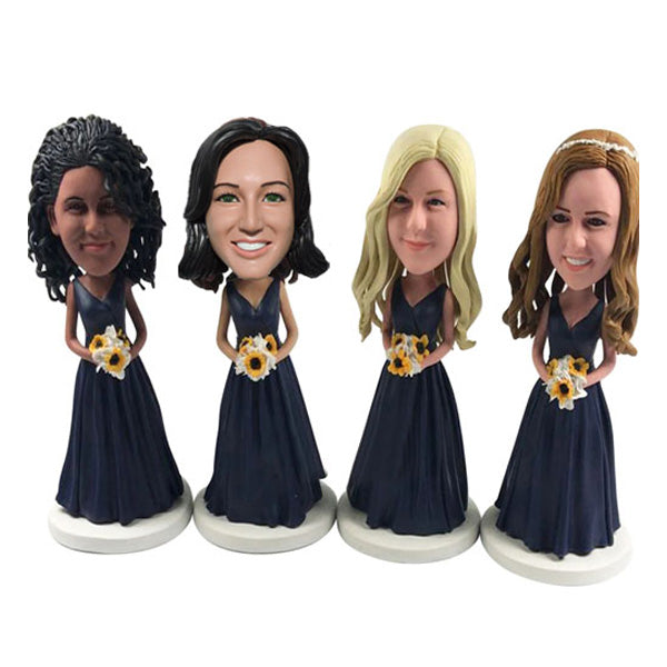 Design Your Own Bridesmaid Bobblehead for Wedding