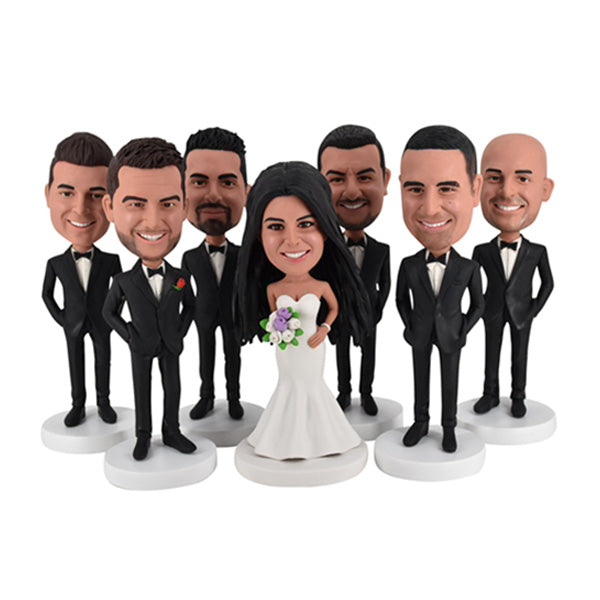 Design Your Own Groomsman Bobblehead for Wedding