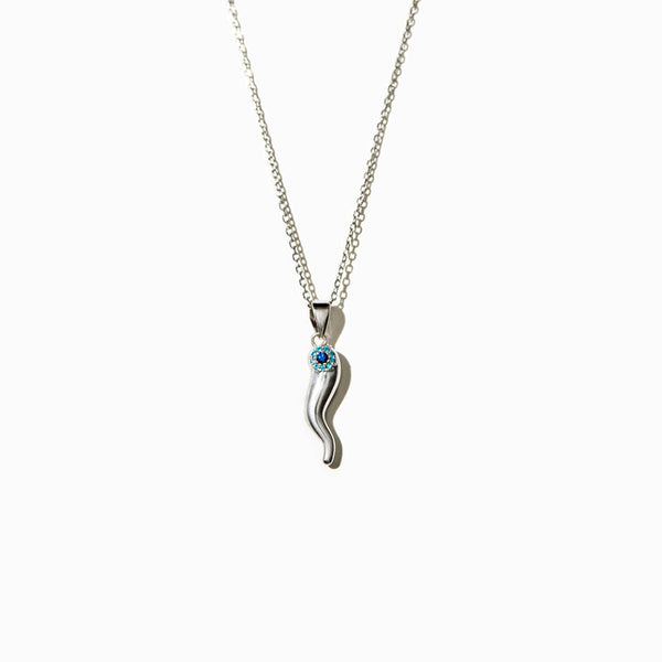 Evil Eye Cornicello Necklace