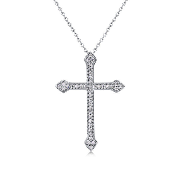 Faith Makes Things Possible Cross Necklace