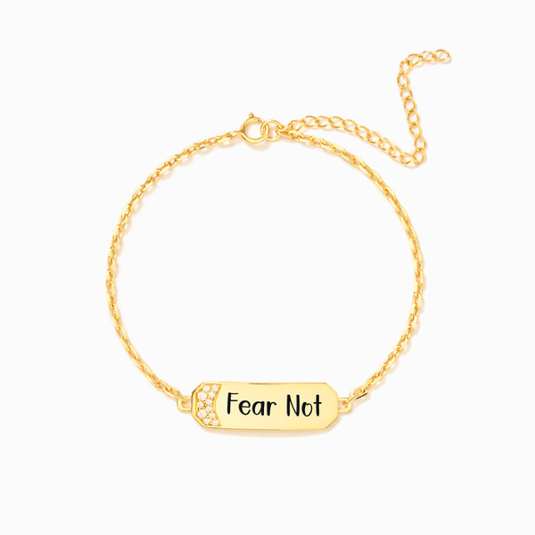 Fear Not Gleam Bar Bracelet