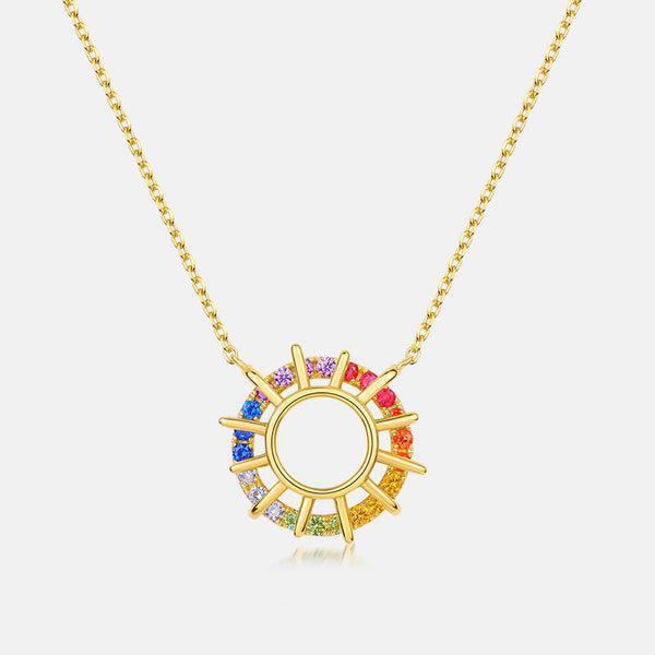 Light Your Rainy Days Rainbow Necklace