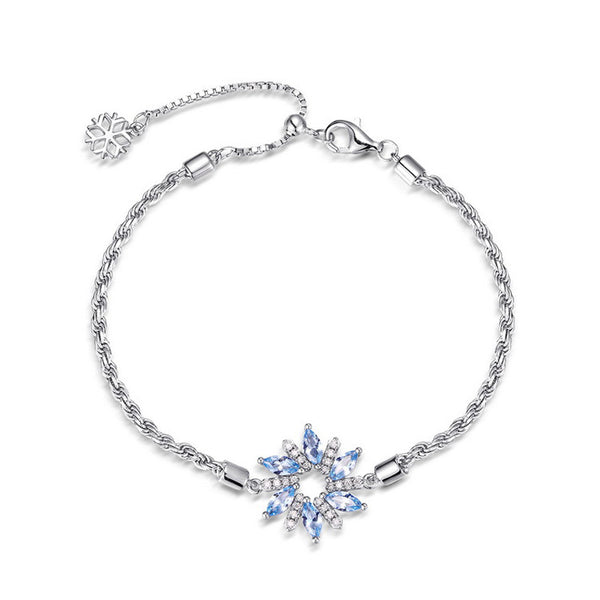 Our Friendship is Like a Snowflake Bracelet