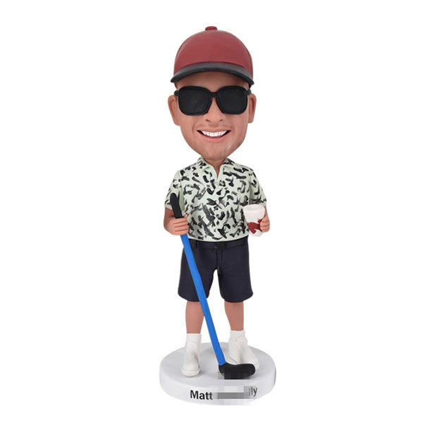 Personalized Best Golfer Bobblehead from Photo