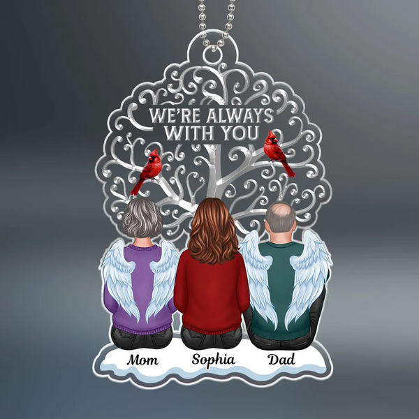 Personalized Acrylic Ornament for Family Memorial Keepsake (Memorial Tree)