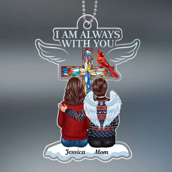 Personalized Acrylic Ornament for Family Memorial Keepsake (Stained Glass)