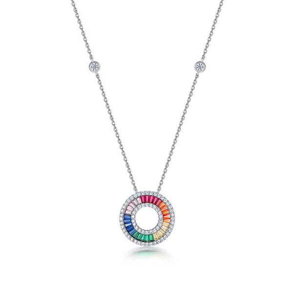 You Are the Rainbow of My Life Rainbow Necklace